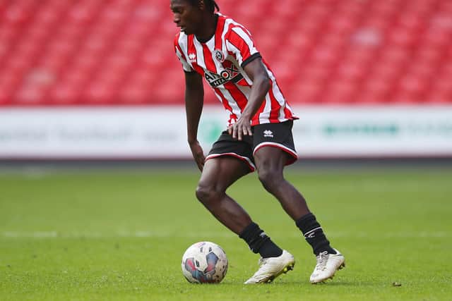 Jili Buyabu in action for Sheffield United: Simon Bellis / Sportimage