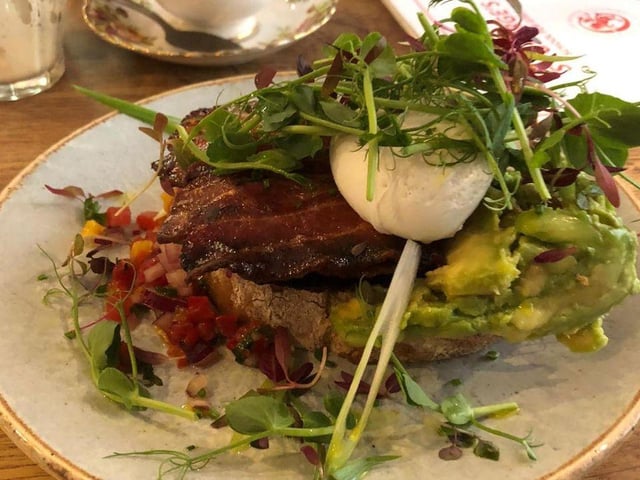 This stylish cafe is open Thursday to Tuesday from 9am, making it an ideal breakfast and brunch spot.