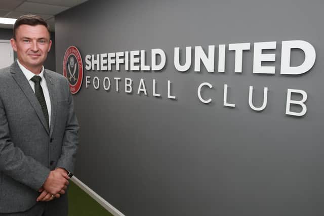 Paul Heckingbottom is unveiled as the new manager of Sheffield United at Bramall Lane, Sheffield: Simon Bellis/Sportimage