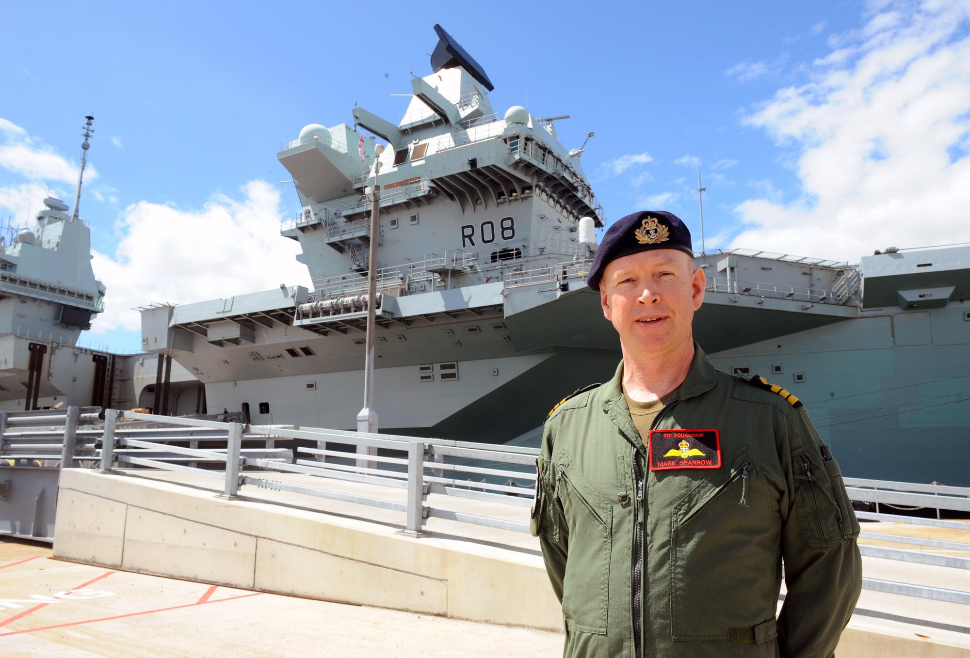 Commander Mark Sparrow, the commanding officer of 617 Squadron. Picture: (020720-905)