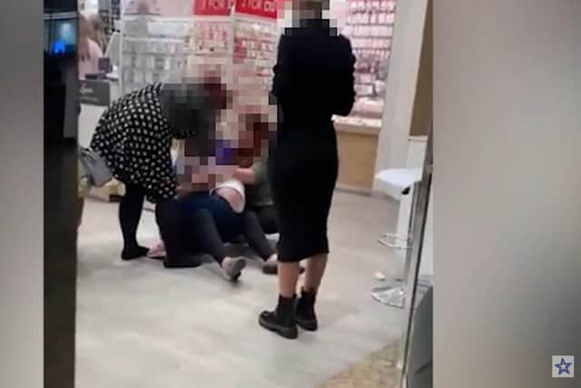 A video showing a little girl being 'forced' to have her ears pierced at Lovisa in Meadowhall has gone viral