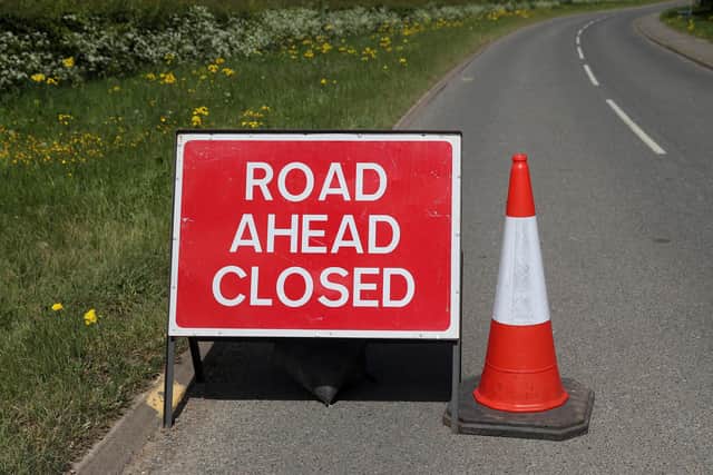 There are several roads closures in the region this week