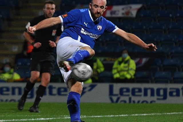 His best work came in his own box as he made several good clearances for the Spireites.