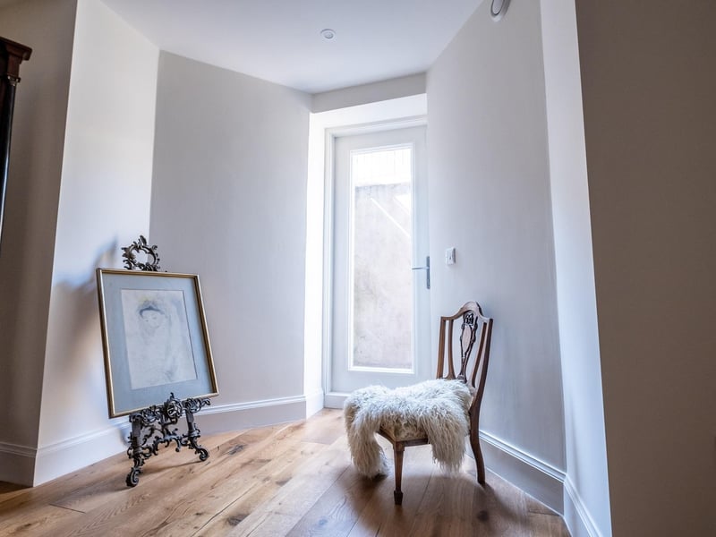 Bedroom 1 with access to private courtyard.