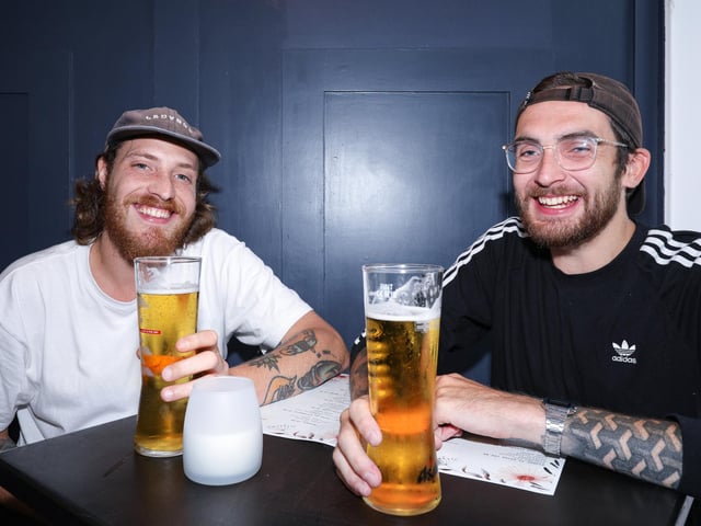 Harry Simister, left, and Mitchell Smith. Picture: Chris Moorhouse    (040720-16)