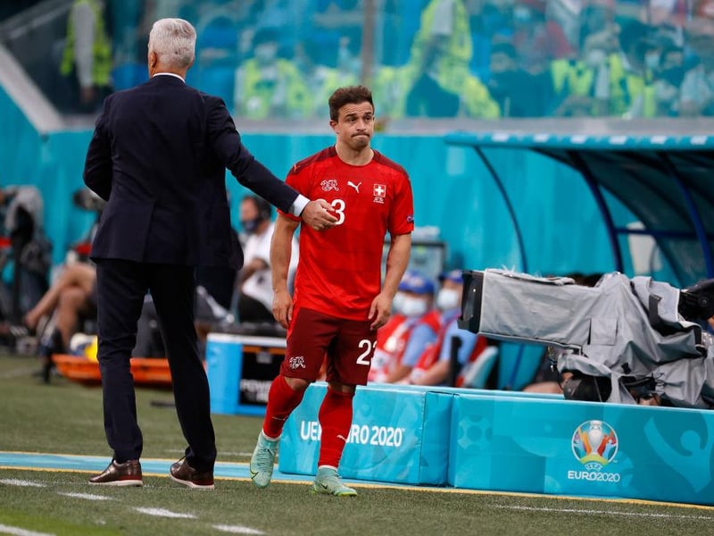 Liverpool will demand at least £13million for Xherdan Shaqiri - and are braced for Lazio making an official move for the Switzerland star. (Liverpool Echo)
(Photo by Anatoly Maltsev - Pool/Getty Images)