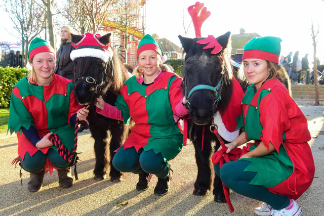 Santa's elves and their little helpers from Crimdon Pony World at the Wintertide Festival in 2016. Remember this?