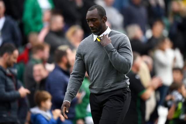 Burton manager Jimmy Floyd Hasselbaink (photo by Alex Davidson/Getty Images).