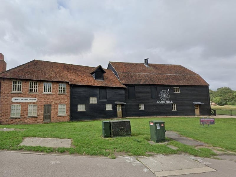 The Cams Mill, Fareham, is known for its cosy vibe and classic pub atmosphere.