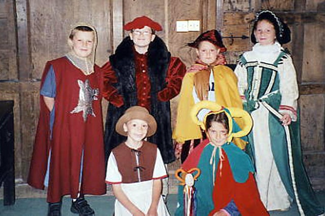 Children from a Sheffield School stepped back in time on trip to Haddon Hall in 2003. They entered a world where a man had six wives, burping was complimentary and there was a class divide bigger than the Grand Canyon.