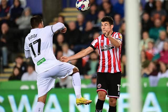 Sheffield United's John Egan is away with the Republic of Ireland: Ashley Crowden / Sportimage