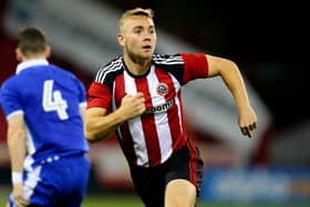 Connor Hall in action during his Sheffield United days: Simon Bellis/Sportimage
