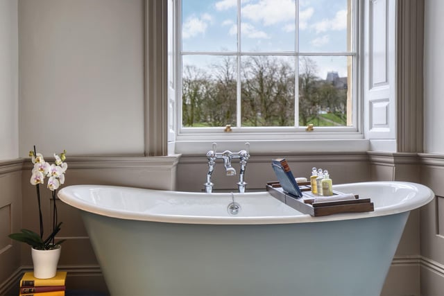 The Crescent Suite comes with a roll top bath