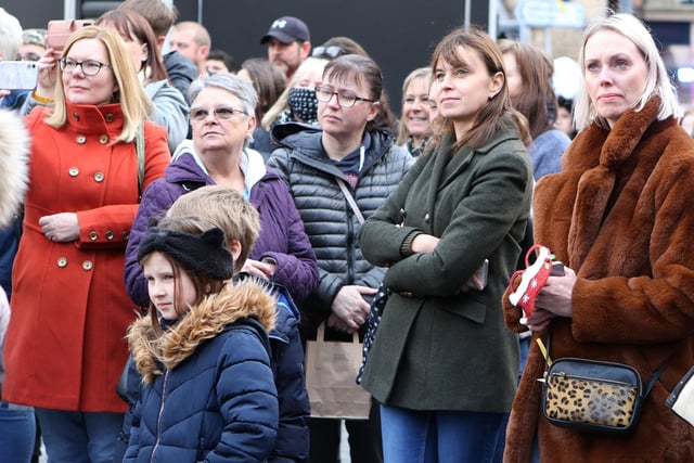Families watched their children perform on the main stage.