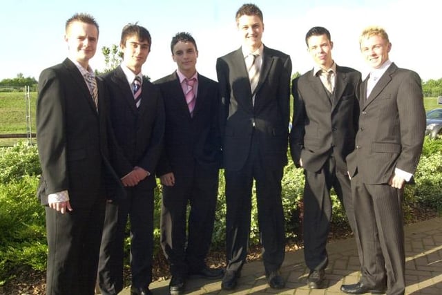 Edlington lads in suits in 2006.