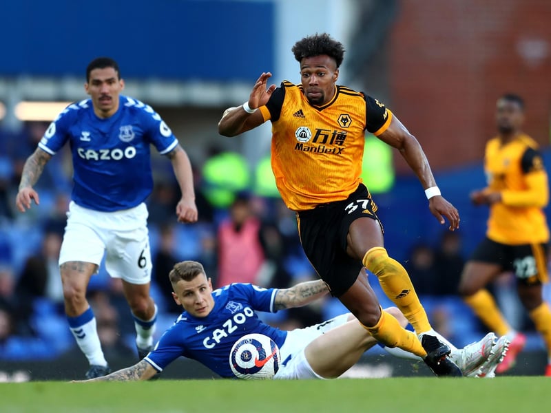 Chelsea have been backed as firm favourites to win the race for Wolves' versatile star Adama Traore, ahead of Arsenal and Liverpool. He's likely to cost around £30, as Wolves look to overhaul their squad before next season. (SkyBet)