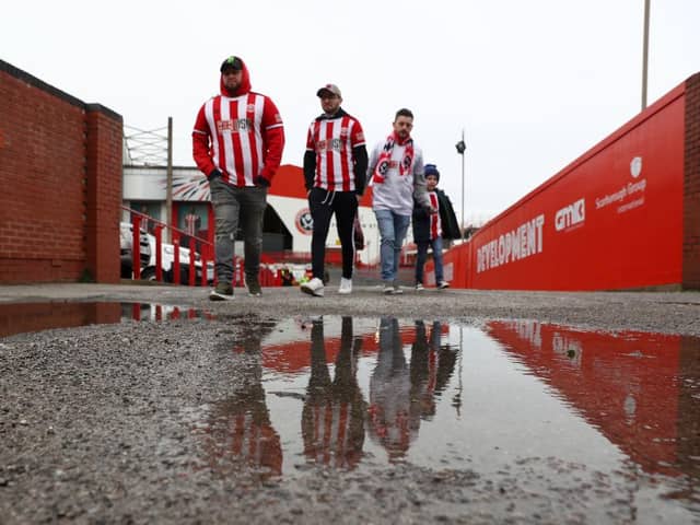 Hopefully fans will be allowed back inside Bramall Lane soon: Matthew Lewis/Getty Images