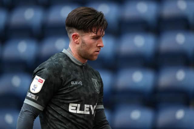 Sheffield Wednesday's Josh Windass was sent off against Preston North End. (Photo by Jan Kruger/Getty Images)