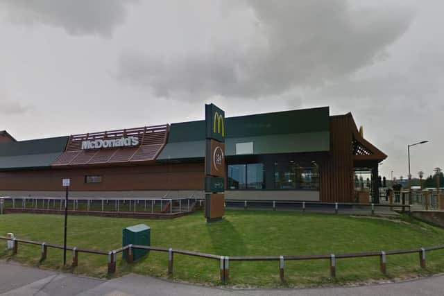 The McDonald's restaurant in Handsworth, Sheffield, has been plagued by anti-social behaviour (pic: Google)