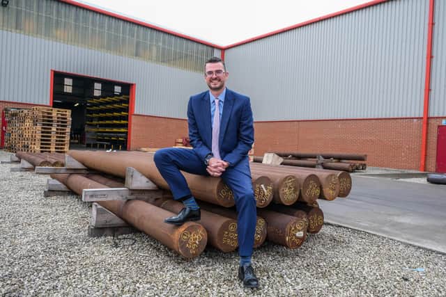 Bennett Beardshaw, managing director of Special Quality Alloys in Sheffield