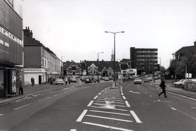 Waterdale, before it was pedestrianised.