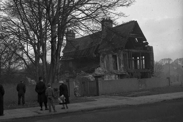 Back to 1950 and Cleadon Old House, which was thought by locals to be haunted, was being demolished.