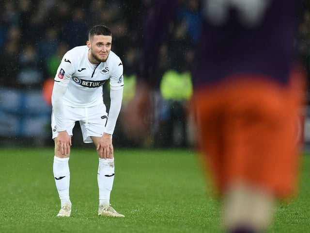 Swansea City's Matt Grimes has claimed his side were 'nowhere near good enough' in their 1-0 loss to Luton Town, and criticised the team's 'sloppy' defending for the Hatters' winning goal. (Club website)