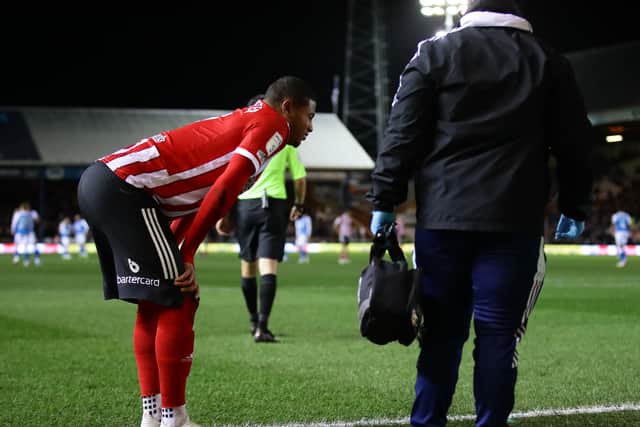 Rhian Brewster looks set to miss the rest of Sheffield United's season: David Klein / Sportimage