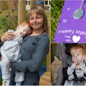 Sheffield mum Claire Malcolmson and her young son, Joe, who passed away at Bluebell Wood Children's Hospice