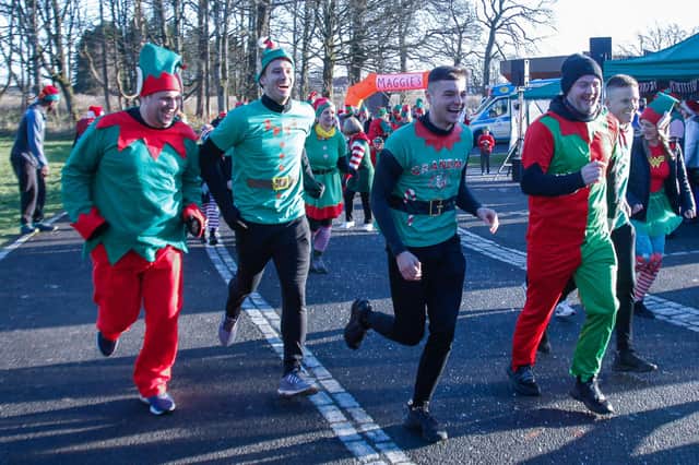 The Elf Run was back in the grounds of Maggie's Forth Valley this year.