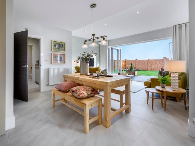 Avant Homes says "open-plan living is perfect for all the family".