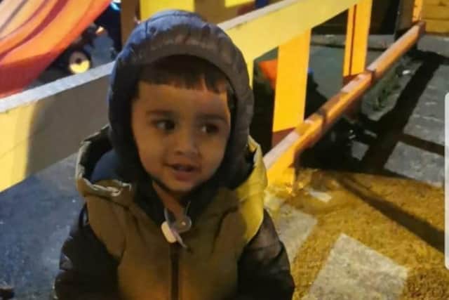 One and a half year old Muhammad Yusuf Hassan made a special journey from Birmingham to see his granddad this week as part of the celebrations.