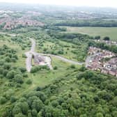 Owlthorpe Fields as seen from above