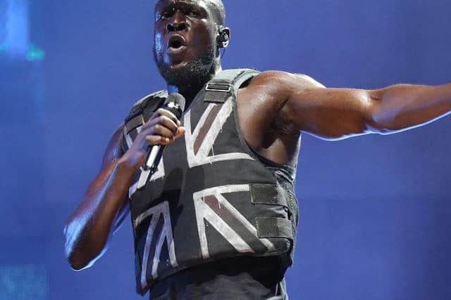 Stormzy performing at the Glastonbury Festival in June. Photo: Yui Mok/PA Wire