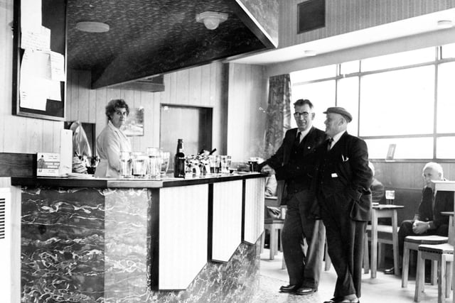 A photo in the pub from 55 years ago.