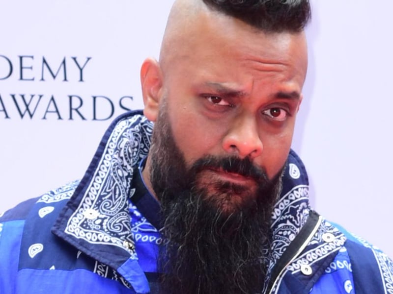 Guz Khan arrives for the Virgin Media BAFTA TV awards at the TV Centre, Wood Lane, London. Picture date: Sunday June 6, 2021.