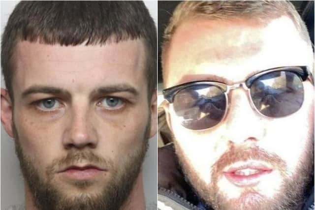 Bradley Ward (L) was jailed for life earlier this week and ordered to serve a minimum of 23 years behind bars for the murder of Ricky Collins (R)