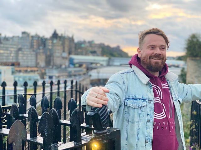 Shaun is a YouTube vlogger who was born and brought up in Edinburgh, and makes content about the city, his passion for Scotland and Scottish culture, as well as wider world travel and adventure. His YouTube channel has over 160,000 subscribers and half a million monthly viewers of people from all over the world who are interested in Scotland.