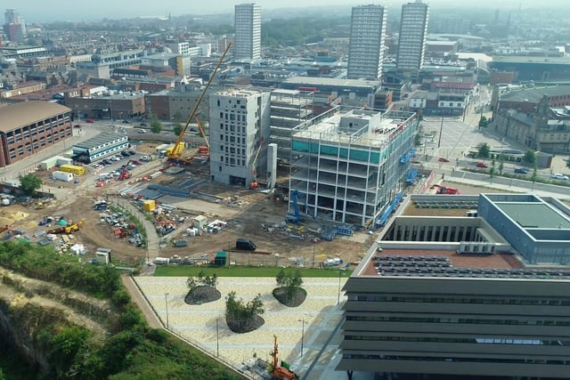 The £100m-plus project includes ongoing work on the former Vaux site, on the city centre site of the river, where The Beam building is already home to online grocery giant Ocado and 300 workers.