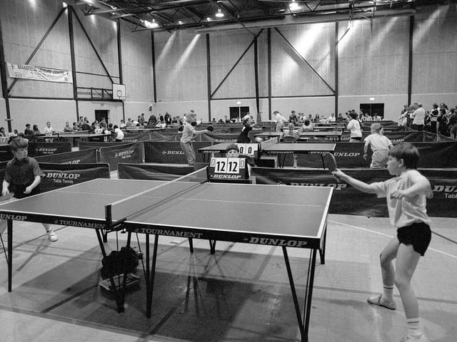 School's Table Tennis in 1990