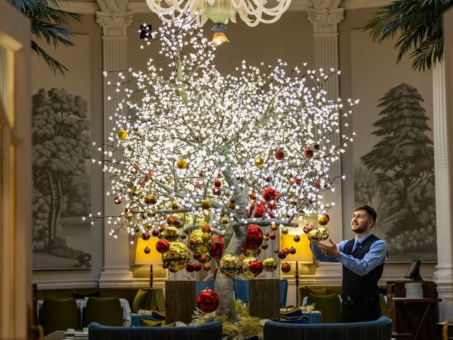 Five-star hotel The Balmoral in Edinburgh never do Christmas by halves. This gorgeous creation is in the centre of Palm Court, where they'll be serving afternoon tea on Christmas Day. 1 Princes Street, www.roccofortehotels.com