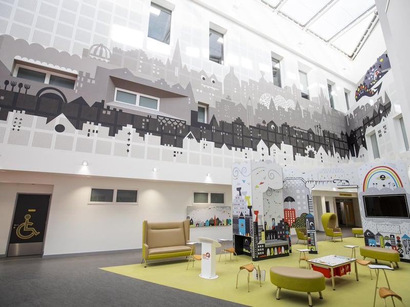 Another shot of the Pod area at the new Royal Hospital for Children and Young People Edinburgh.
