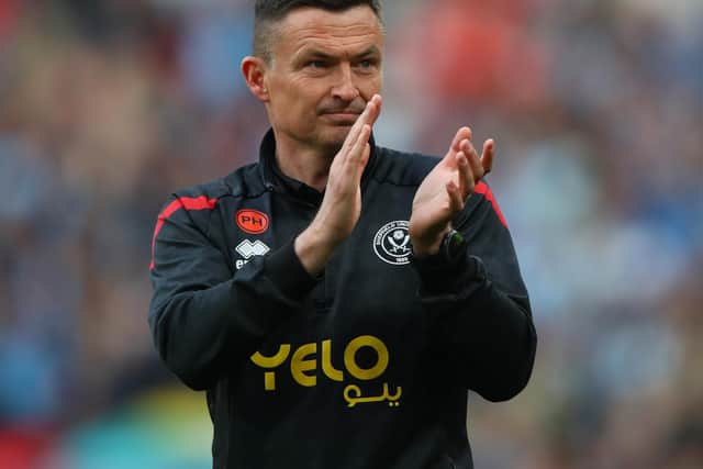 Sheffield United's promotion-winning manager Paul Heckingbottom is still demanding plenty from his players: Paul Thomas / Sportimage