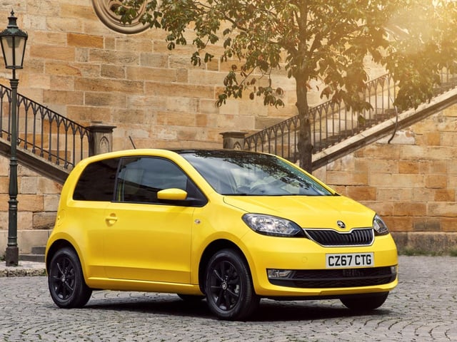 Average premium: £385.65. This should be familiar by now. Small boxy city car with a 1.0-litre engine and more than a passing resemblance to the Up and Mii. Replaced this year with an all-electric version, older Citigos are a great low-cost option