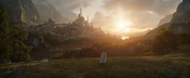 First image from the unnamed Lord of the Rings series which will debut in September 2022. Picture: Amazon Studios/PA Wire