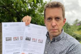 Steve Fisher, from Hertfordshire, received two fines for entering Sheffield's Arundel Gate bus gate despite only driving up it only once. In fact, the photos on the bill show they were taken less than a few seconds apart.