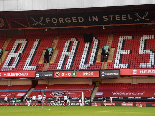 Bramall Lane, the home of Sheffield United.. (Photo by Stu Forster/Getty Images)
