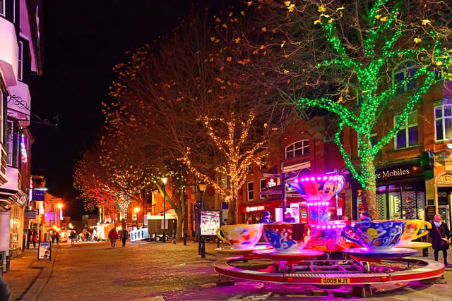 Chesterfield looks great lit up for Christmas