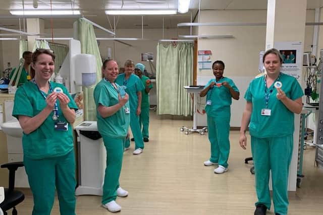 NHS hero pictures. We wanted to show our respect and thanks to the front line worker's at The Northern General hospital Sheffield, our mission was complete seeing their smiles.