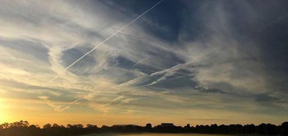 A lovely sunrise over Town Fields taken by @madalina_gina_iacob